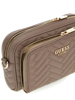 Guess Laukut Ja Kassit*laukku Drt Anning Camera Crossbody Drt Dark Taupe