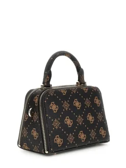 Guess Laukut Ja Kassit*laukku Esl Silia Mini Satchel Esl Espresso logo