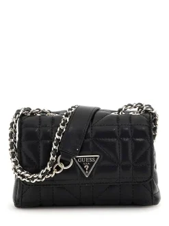 Guess Laukut Ja Kassit*laukku HWQG96 25780 Bla Edita Mimi Cnvrtble Xbdy Flap Bla Black