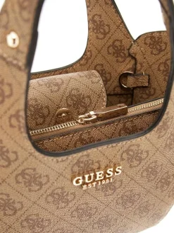 Guess Laukut Ja Kassit*laukku Ltl Calista 2 in 1 Mini Tote Ltl Latte logo