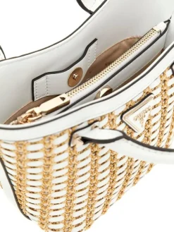 Guess Laukut Ja Kassit*laukku Ntw Atalia Mini Tote Ntw Natural / White