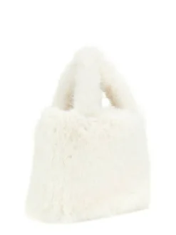 Guess Laukut Ja Kassit*laukku Rita Furry Bag G012 Cream White
