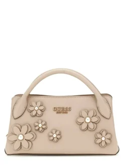 Guess Laukut Ja Kassit*laukku Sit Zaria Small Girlfriend Satchel Sit Simply Taupe