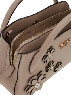 Guess Laukut Ja Kassit*laukku Sit Zaria Small Girlfriend Satchel Sit Simply Taupe