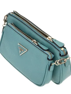 Guess Laukut Ja Kassit*laukku Tea Noelle Dbl Pouch Crossbody Tea Teal
