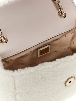 Guess Laukut Ja Kassit*laukku Whi Aslia Convertible Xbody Flap Whi White
