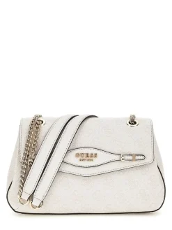 Guess Laukut Ja Kassit*laukku Wlo Katya Convertible Xbody Flap Wlo White logo