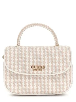 Guess Laukut Ja Kassit*laukku Wml Mirema Top Handle Flap Wml White Multi