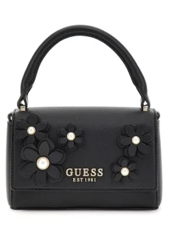 Guess Laukut Ja Kassit*lHWBG73 30780 Bla Zaria Mini Top Handle Flap Bla Black