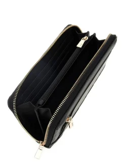 Guess Lompakot*lompakko Bla Adelasia Slg Large Zip Around Bla Black
