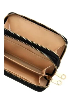 Guess Lompakot*lompakko Bla G Television Dbl Zip Mini Wllt Bla Black