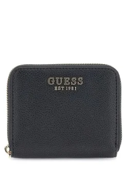 Guess Lompakot*lompakko Bla Gregoria Slg Small Zip Around Bla Black