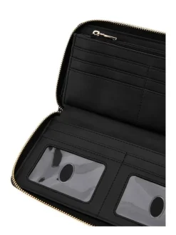 Guess Lompakot*lompakko Bla Laurel Slg Cheque Organizer Bla Black