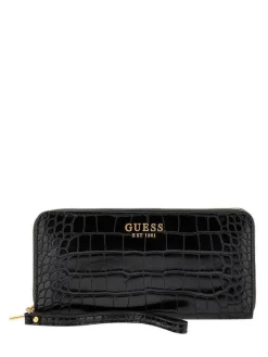 Guess Lompakot*lompakko Bla Laurel Slg Large Zip Around Bla Black