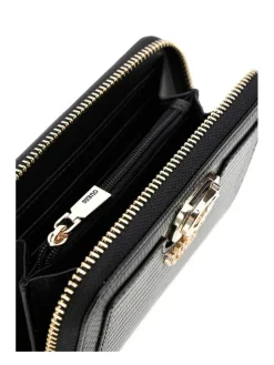 Guess Lompakot*lompakko Bla Orlina Slg Medium Zip Around Bla Black
