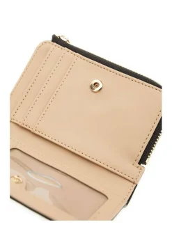 Guess Lompakot*lompakko Bnl Laurel Slg Zip Around Card Case Bnl Brown logo