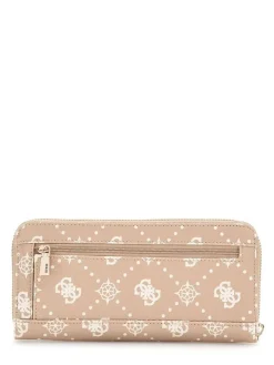 Guess Lompakot*lompakko Bsg Silia Slg Large Zip Around Bsg Biscotti logo