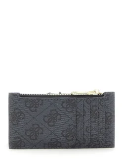 Guess Lompakot*lompakko Cgi Zamira Cardcase Cgi Coal Logo Multi