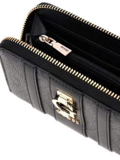 Guess Lompakot*lompakko Clo Erenia Slg Medium Zip Around Clo Coal logo