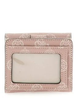 Guess Lompakot*lompakko Lrl Laurel Slg Card & Coin Purse Lrl Light Rose Logo