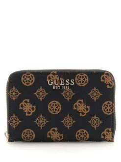 Guess Lompakot*lompakko Mlo Laurel Slg Medium Zip Around Mlo Mocha logo