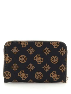 Guess Lompakot*lompakko Mlo Laurel Slg Medium Zip Around Mlo Mocha logo
