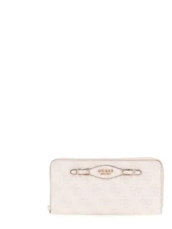Guess Lompakot*lompakko Rwg Katya Slg Large Zip Around Rwg Rose Water logo