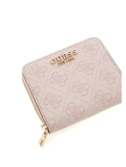 Guess Lompakot*lompakko Rwg Katya Slg Small Zip Around Rwg Rose Water logo
