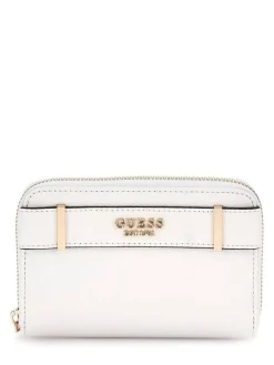 Guess Lompakot*lompakko Whi Anadela Slg Medium Zip Around Whi White
