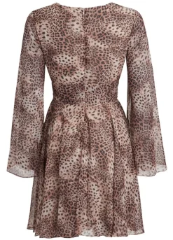 Guess Lyhyet Juhlamekot*mekko Laila P1IE Cheetah print