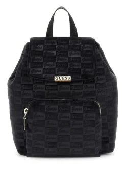 Guess Reput*reppu Jblk Velvet Backpack JBLK Jet black