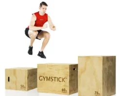 Gymstick Nyrkkeily Ja Muu Kuntourheilu*hyppyboxi 76x60x50 cm puinen