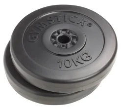 Gymstick Fitnessvälineet*vinyylilevypainot 2 x 10 kg