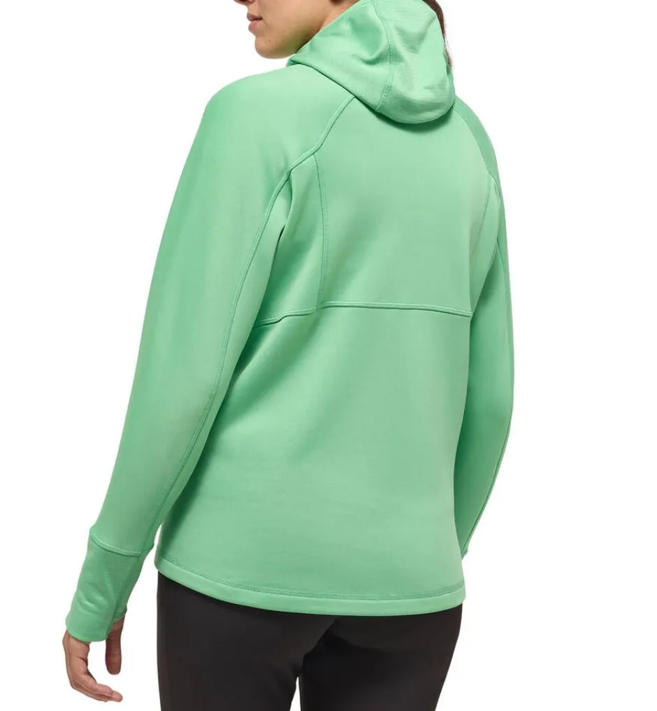 Haglu00f6fs Fleecet, Colleget Ja Hupparit*Haglöfs fleece Betula Hood Women 605062 5LL Mint Stone
