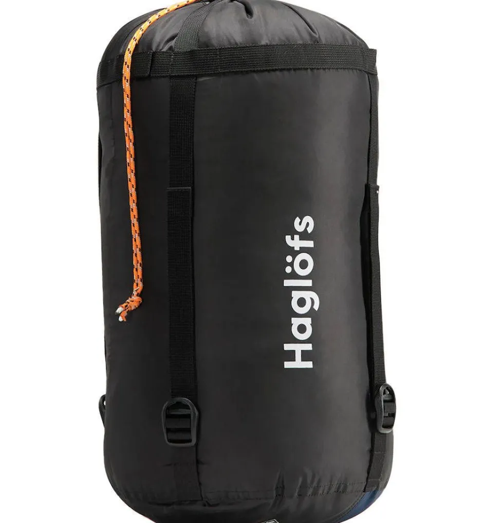 Haglu00f6fs Makuupussit Ja -Alustat*Haglöfs makuupussi Tarius -5 4GW Midnight Blue/Tangerine
