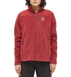 Haglu00f6fs Fleecet, Colleget Ja Hupparit*Haglöfs takki Kaise Mid Jacket W 5RC Carmine Red