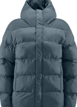 Haglu00f6fs Takit|Talvitakit*Haglöfs takki Puffy Mimic II Hood W 216 Steel Blue