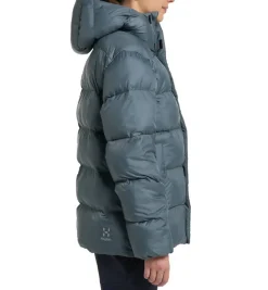 Haglu00f6fs Takit|Talvitakit*Haglöfs takki Puffy Mimic II Hood W 216 Steel Blue