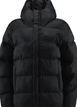 Haglu00f6fs Takit|Talvitakit*Haglöfs takki Puffy Mimic II Hood W 2C5 TRUE BLACK