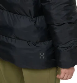 Haglu00f6fs Takit|Talvitakit*Haglöfs takki Puffy Mimic II Hood W 2C5 TRUE BLACK