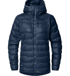 Haglu00f6fs Takit|Talvitakit*Haglöfs takki ROC Flash Down Hood W 3N5 Tarn Blue
