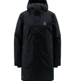Haglu00f6fs Takit|Talvitakit*Haglöfs takki Salix Proof Mimic Parka W 2C5 TRUE BLACK