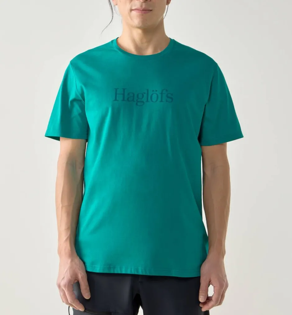 Haglu00f6fs Paidat Ja Neuleet*Haglöfs t-paita Outsiders Tee 5UD Wild Teal