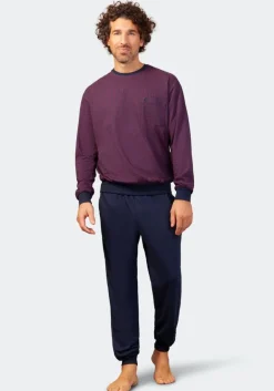 Hajo Yöasut*pyjama 50058 314 Weinrot