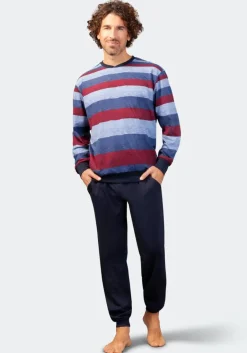 Hajo Yöasut*Pyjama 53762 636 Marine/Rot