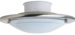 Heat Sisustusvalaisimet*Alfa plafondi 31 cm harjattu teräs