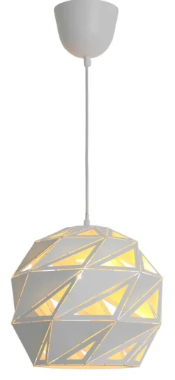 Heat Sisustusvalaisimet*Lazer riippuvalaisin 30 cm valkoinen/hopea