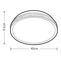 Heat Sisustusvalaisimet*plafondi Spots Easy Mount 40 cm valkoinen