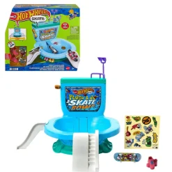 Hot Wheels Ajoneuvot Ja Radat*leikkisetti Skate Flush&Go