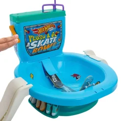 Hot Wheels Ajoneuvot Ja Radat*leikkisetti Skate Flush&Go